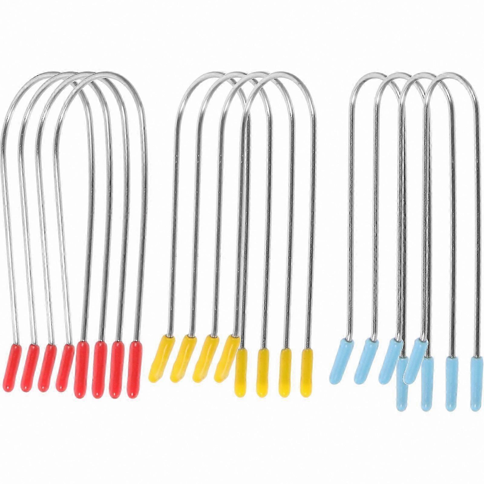 24pcs U-Shaped Clips for Hot Rollers, Replacement Curler Clips for Hair Styling Tools