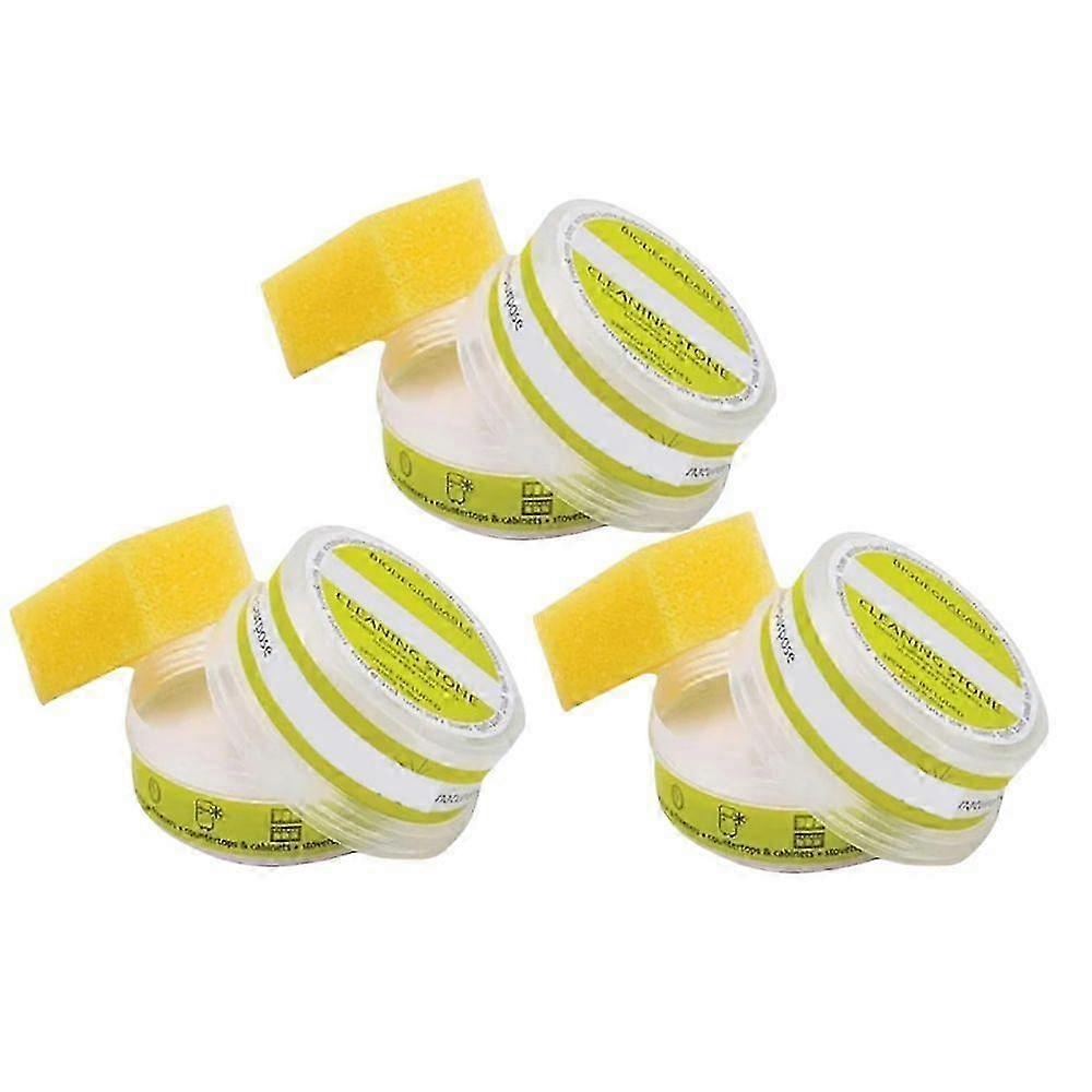 3pcs Eco-Friendly Cleaning StoneMulti-Purpose Cleaning Stone Environmentally Friendly Deep Cleansing Soaps Bar