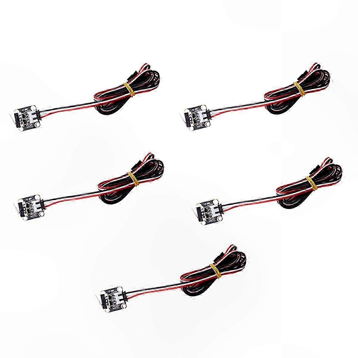 3D Printer Accessories: 5-Pack Horizontal Limit Switches with 3-Pin Micro Design for Easy Setup and Precision Control