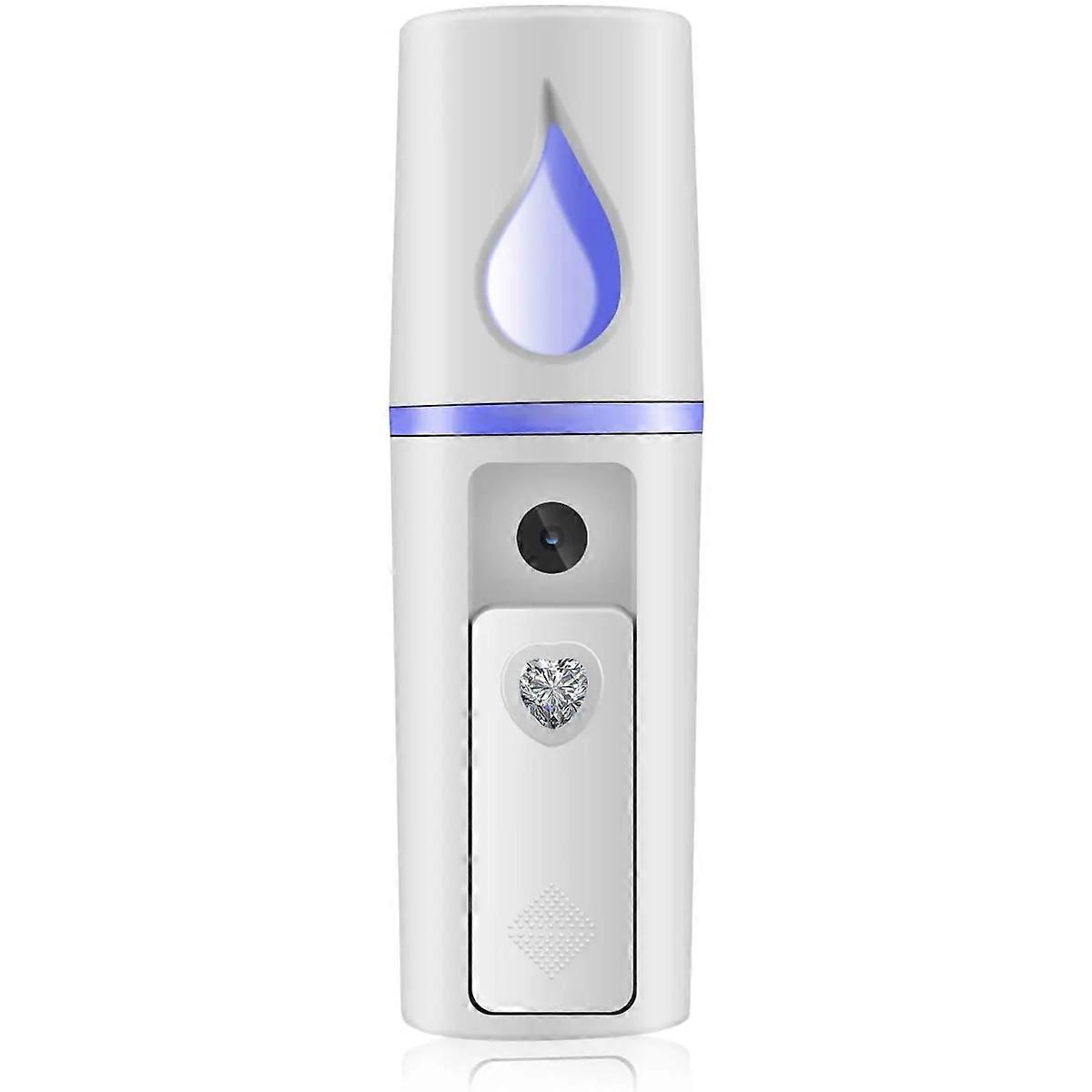 Nano Facial Steamer Portable Misting Spray Pore Cleansing SPA Moisturizing USB Rechargeable For Face Cold Drop Type