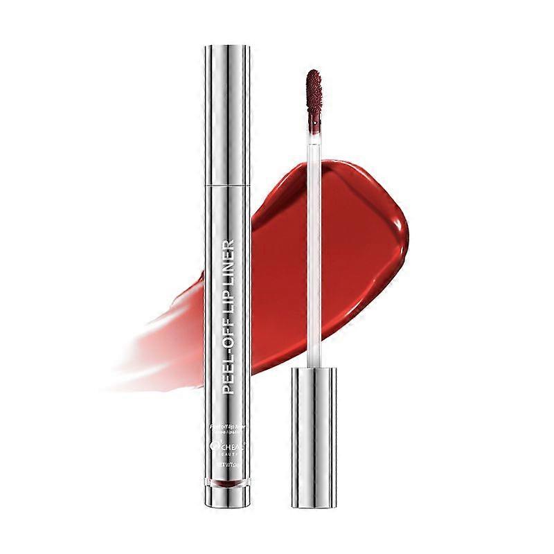 Teinture liquide mate pour les lèvres Peel Off Crayon à lèvres, tatouage de lèvres longue durée, crayon à lèvres imperméable et sans transfert Gloss à lèvres pour tous les types de peau, non-s