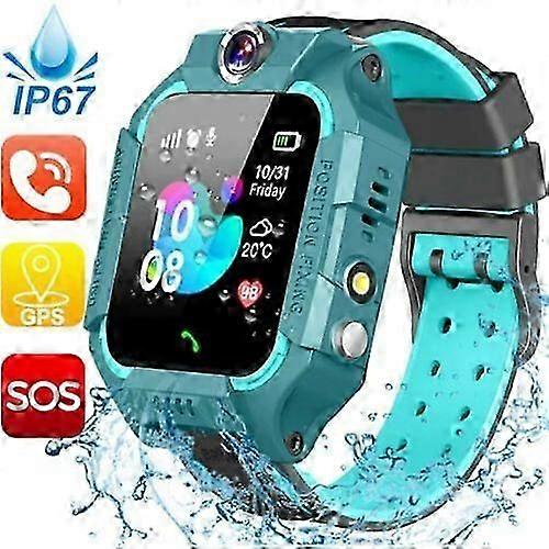 Q19 الاطفال الذكية ووتش الكاميرا GPS SOS دعوة الهاتف ساعات الأولاد البنات هدية عيد الميلاد