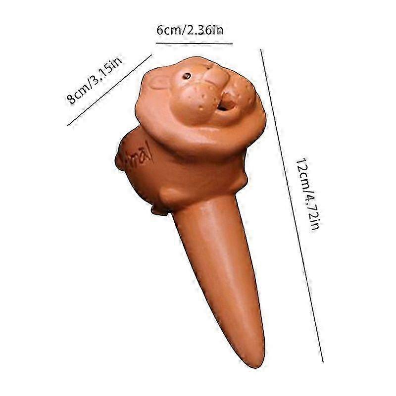 Ceramic Automatic Water Seepage Device Dripper Animal Shape Lazy Watering Device