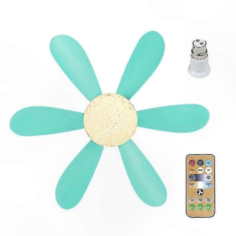 Modern E27 Ceiling Fan Light with Remote Control for Bedroom 40W Reversible Design