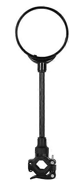 Bicycle rearview mirror, 10 cm convex, adjustable angle with quick-release device