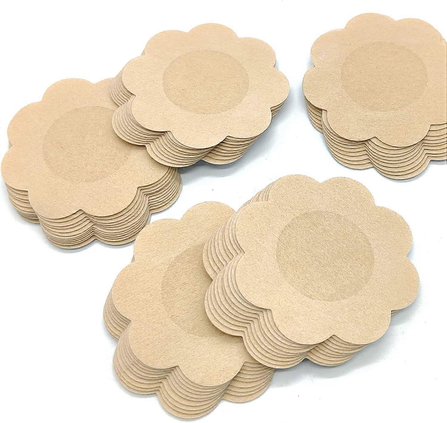 50 Pairs (100 Pieces) Nipple Pasties for Women Disposable Nipple Covers for