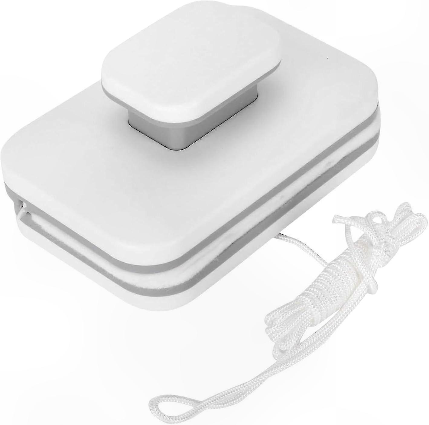 Double-Sided Magnetic Window Cleaner with Squeegee for Glass Surfaces