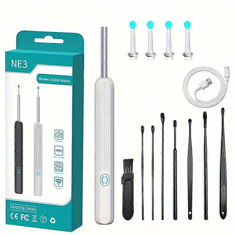 Wireless Visual ear scoop Smart set, built-in camera for iPhone iPad Android-KM