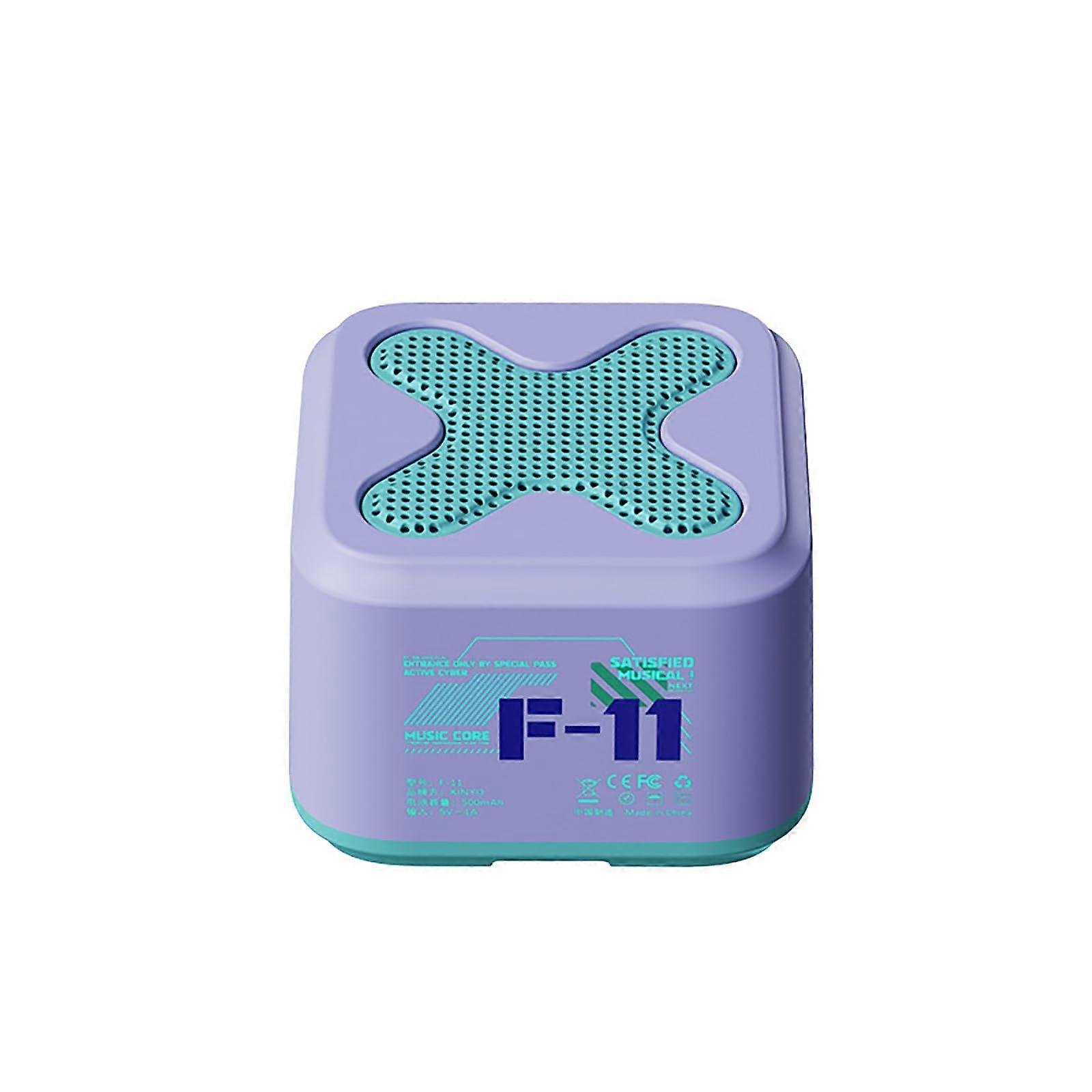 Bluetooth Audio Wireless Speaker - High Volume Portable Subwoofer for Desktop, Car, Outdoor, and Camping - Blue