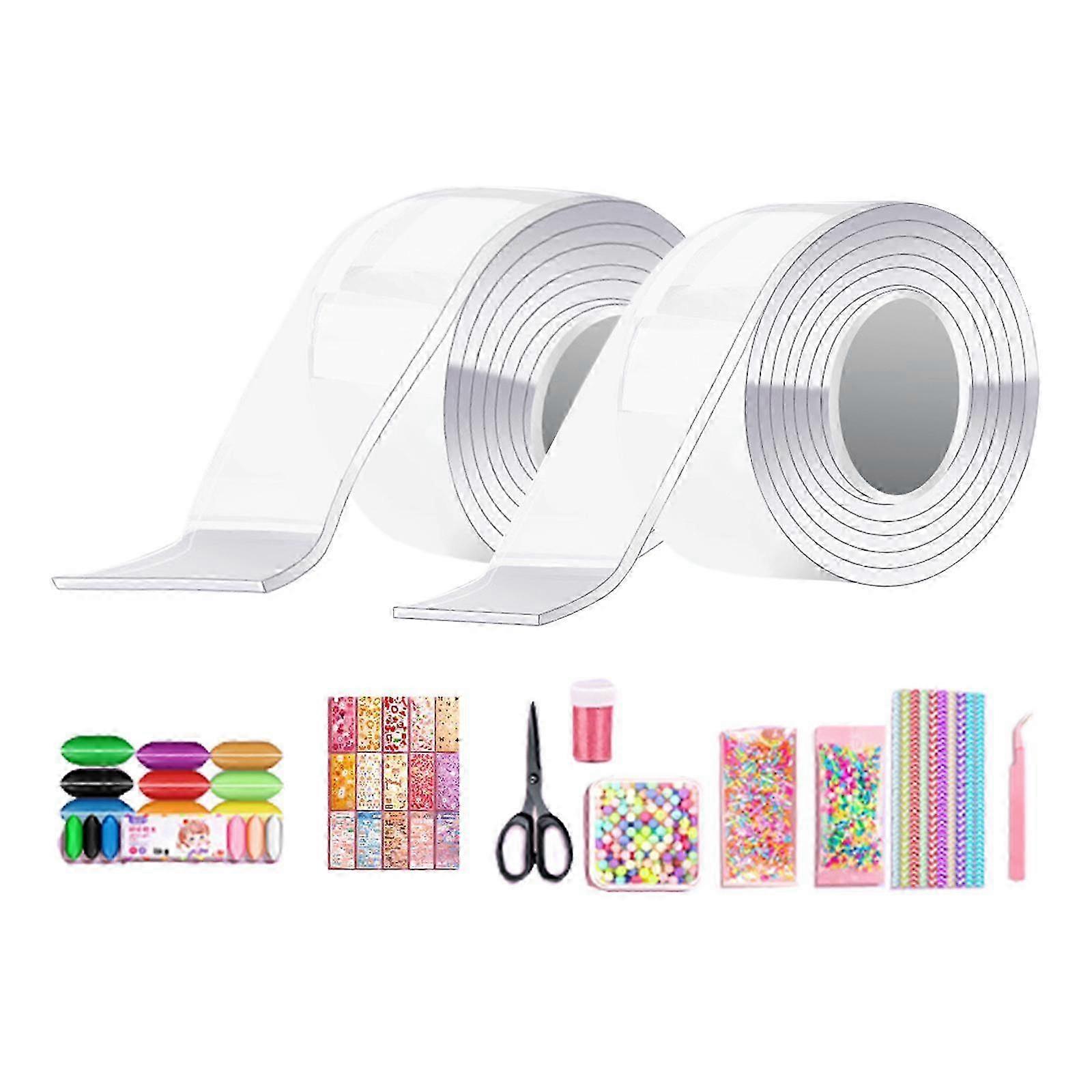 Blow Bubbles Double Sided Tape Waterproof Transparent Tape DIY Crafting