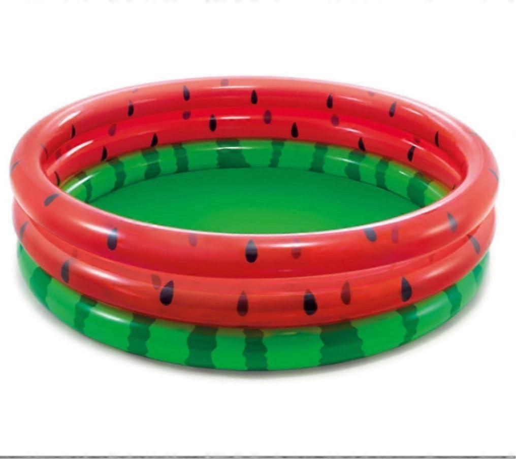 Family Pool Inflatable Garden Pool 168x38cm Rosso WearResistant BlowUp Pool For Gardens