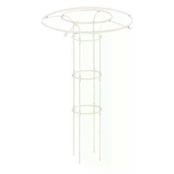 Assembled umbrella-shaped flower stand, made of stainless steel, available in multiple sizes, easy to install and helpful for plant growth