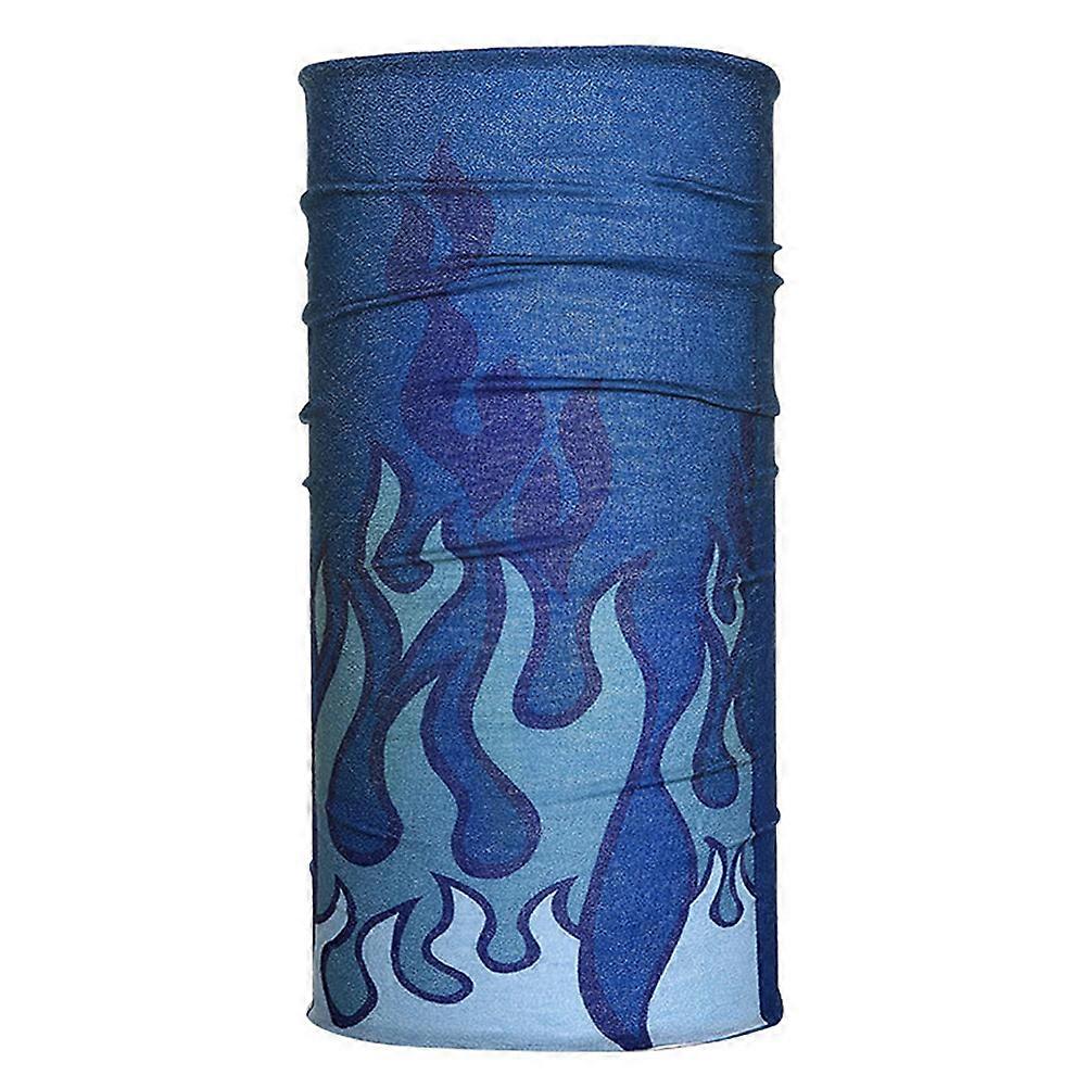 Universal Multipurpose Neck Gaiter Dull Blue Skiing Golf Working Out Sweat Absorbent 51 * 27 Cm 1Pcs