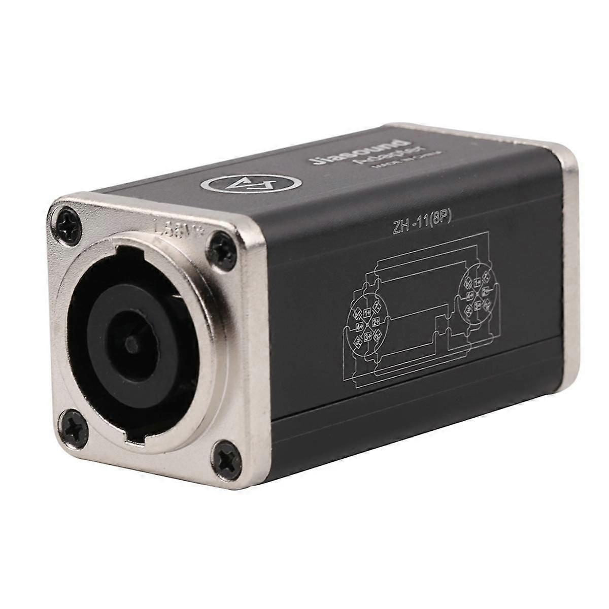 8PIN Audio Plug Coupler LED Power Con AC Coupler Straight Extender Connector Adapter Straight Adap