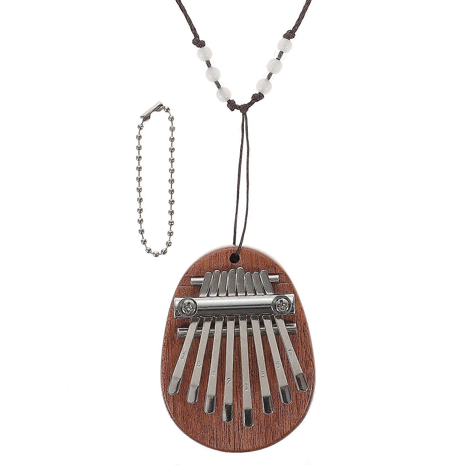Finger Piano Instrument Wood 8 Sound Music for Playing Coffee