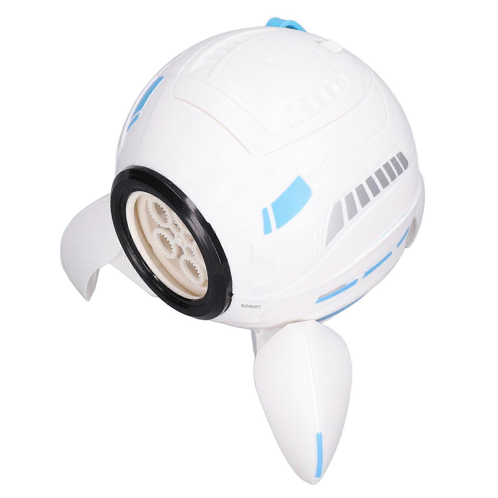 Electric Bubble Machine White Plastic Large Capacity Toy for Kids