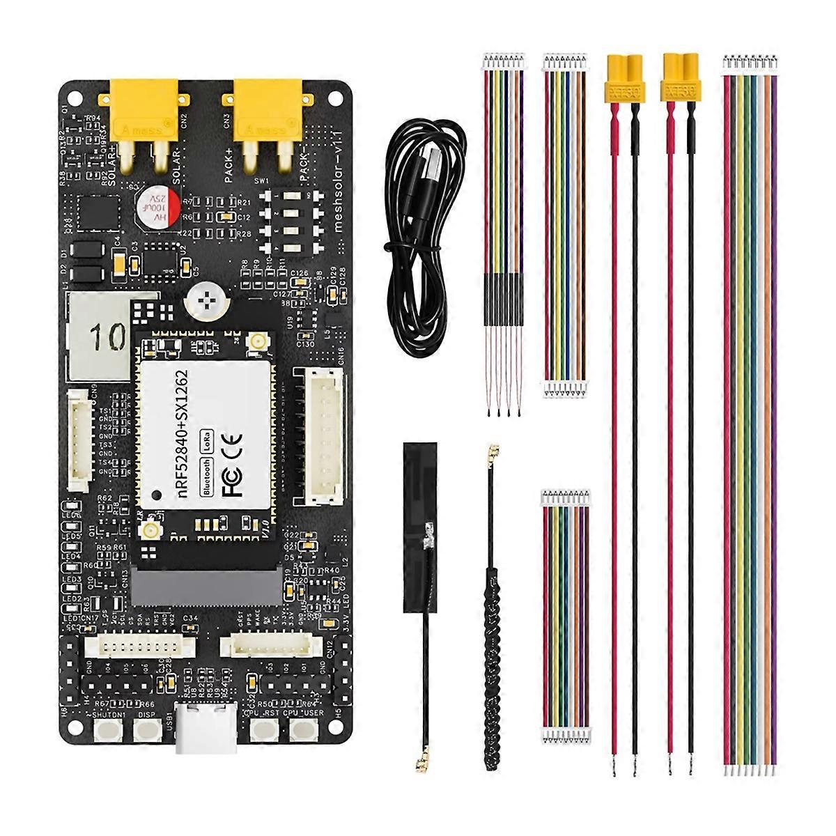 Board for Meshtastic MeshSolar 1-4 Cells NRF52480+SX1262