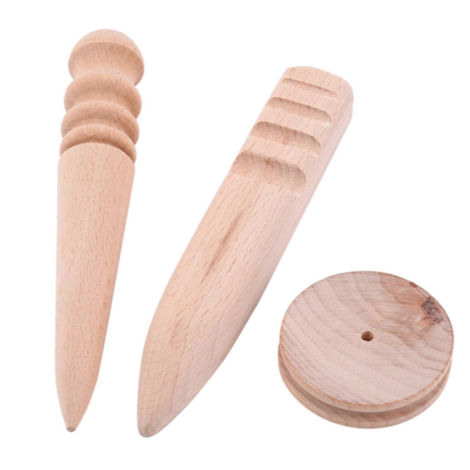 3 in 1 set for polishing leather and wood edges