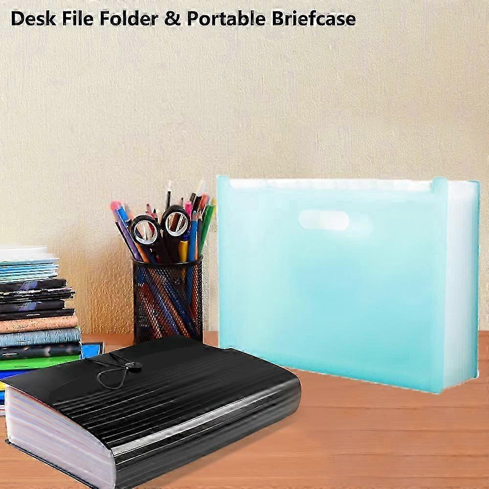 Large capacity horizontal multifunction folder with pocket folder manager for extended files 2025