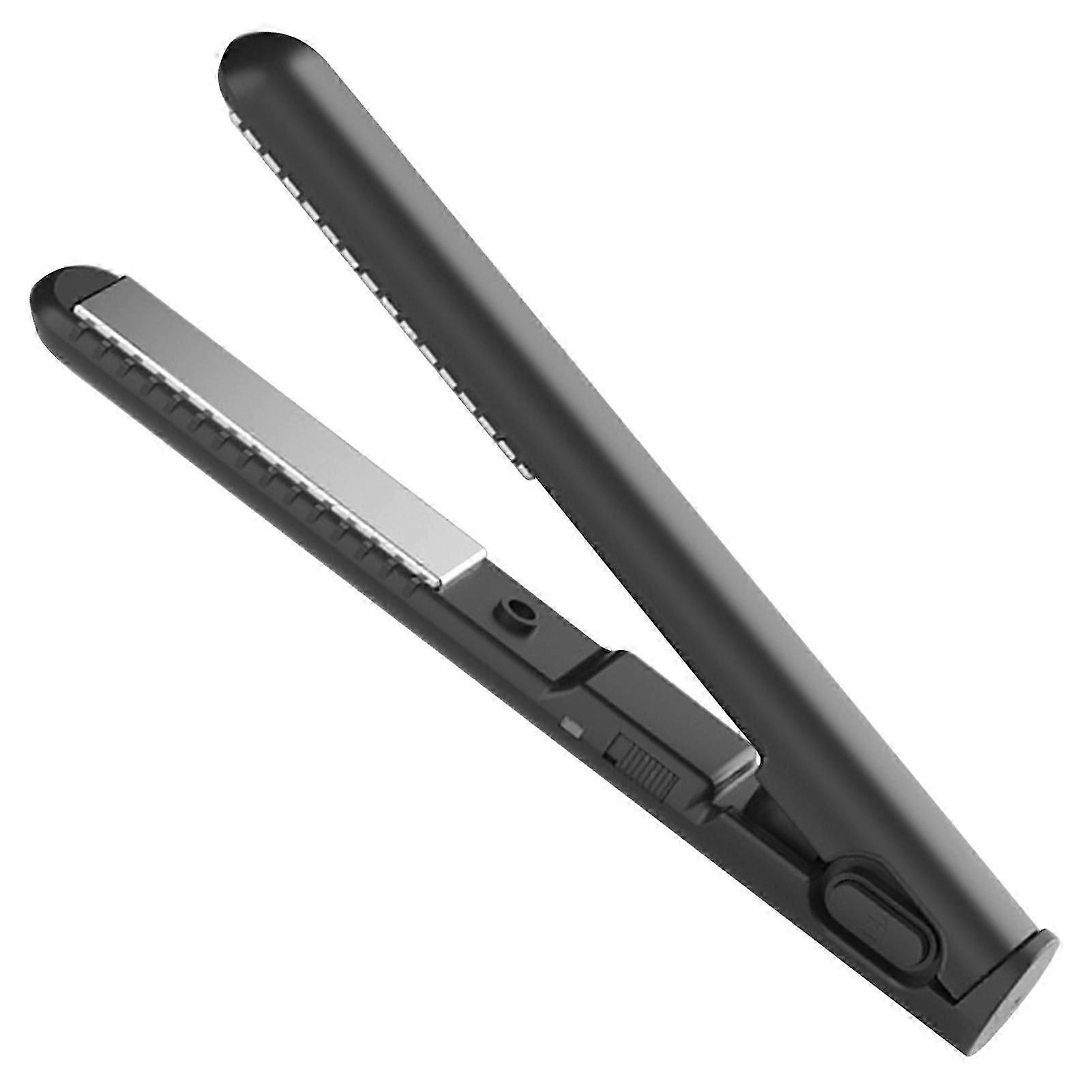 Small Flat Irons for Short Hair Curl Bangs Anti-Scald Flat Iron Heating Curler for Home Salon