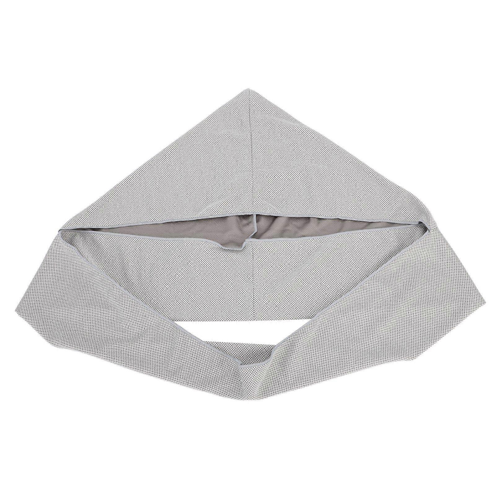 U Shaped Cooling Hoodie Towels Microfiber Instant Cooling Breathable Sun Protection Cooling Towel for Hot Weather Grey