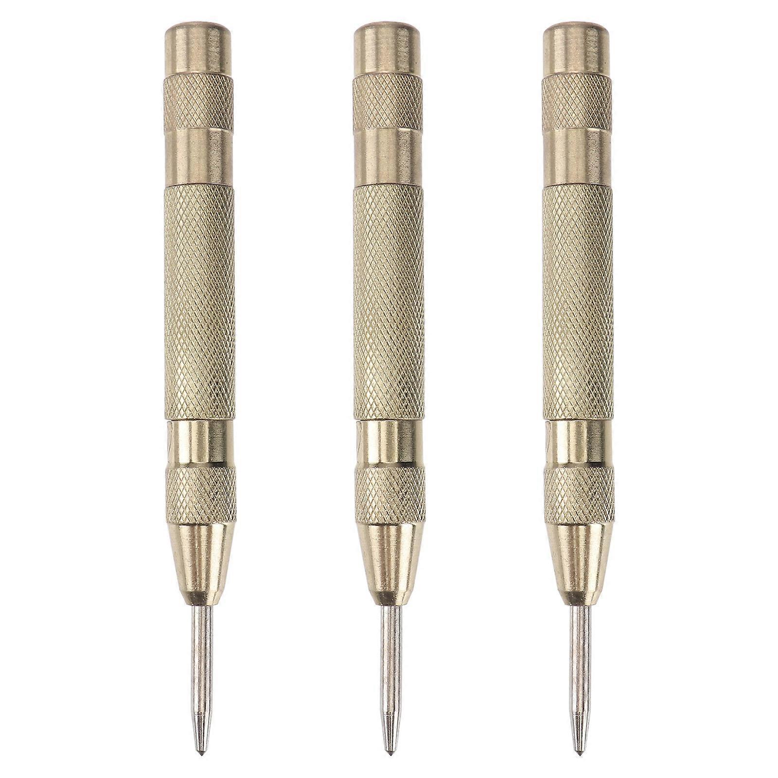 Determine Drilling Position 3Pcs Automatic Center Punch with Spring Loading