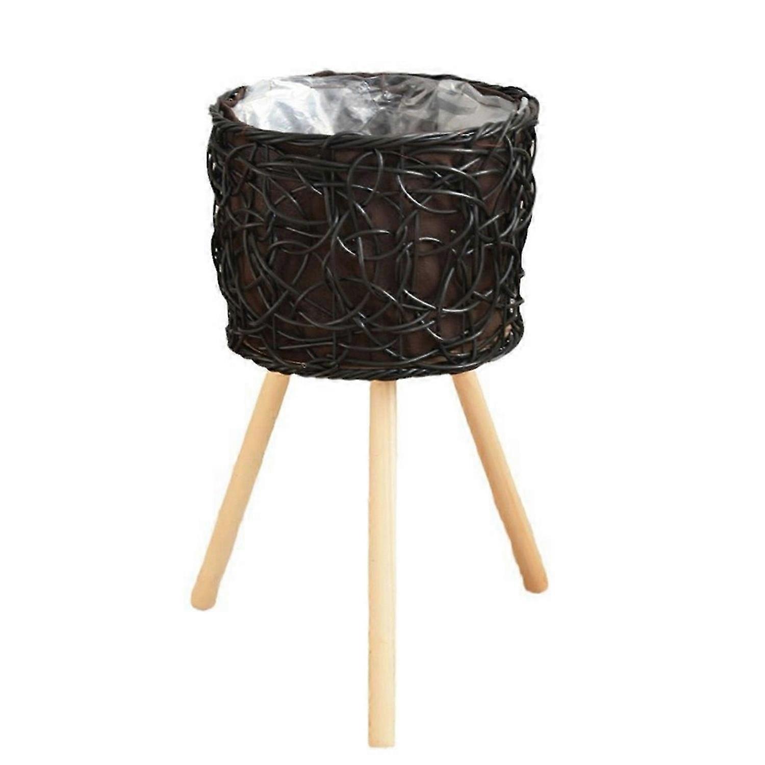 Balcony Floor-Standing Plant Baskets Indoor Storage Racks,30cm