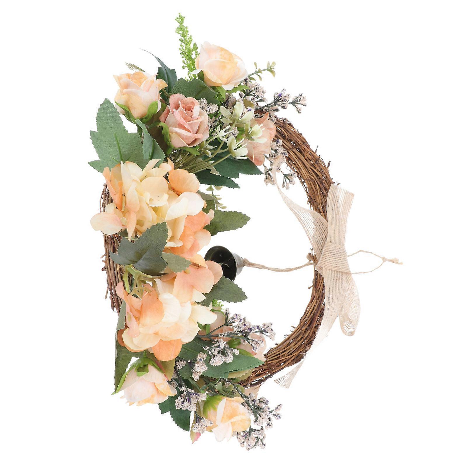 Autumn Decoration Simulation Hydrangea Garland for Home Use 1Pcs