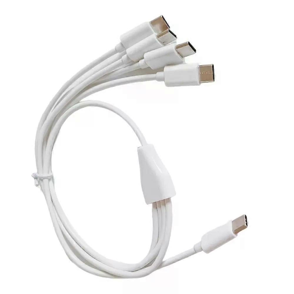 Charging Line One Drag Four Charging Cable Charger Cable Type C To 4 Type C Wire Power Supply Cord USB To 4 Port Type C Cable