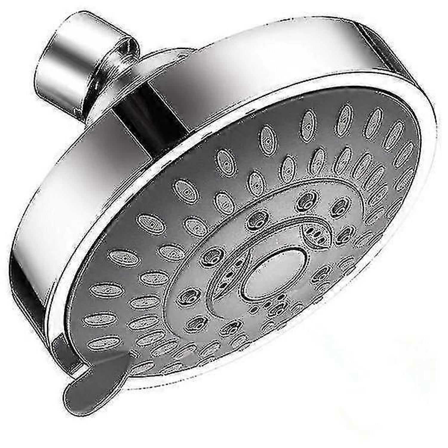Banheiro de spray de cabeça de chuveiro ajustável de alta pressão de 4 polegadas de 5 polegadas