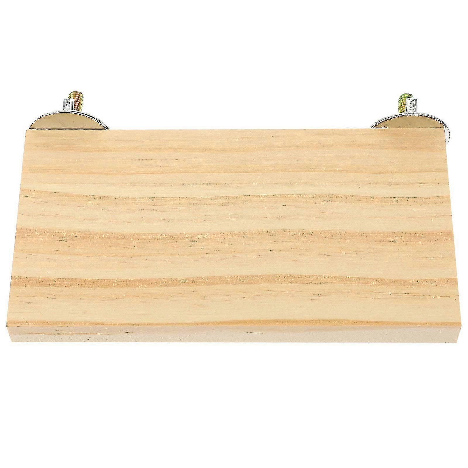 鹦鹉架鸟平台耐用木金丝雀凤头鹦鹉虎皮鹦鹉适用于笼子 1 件装