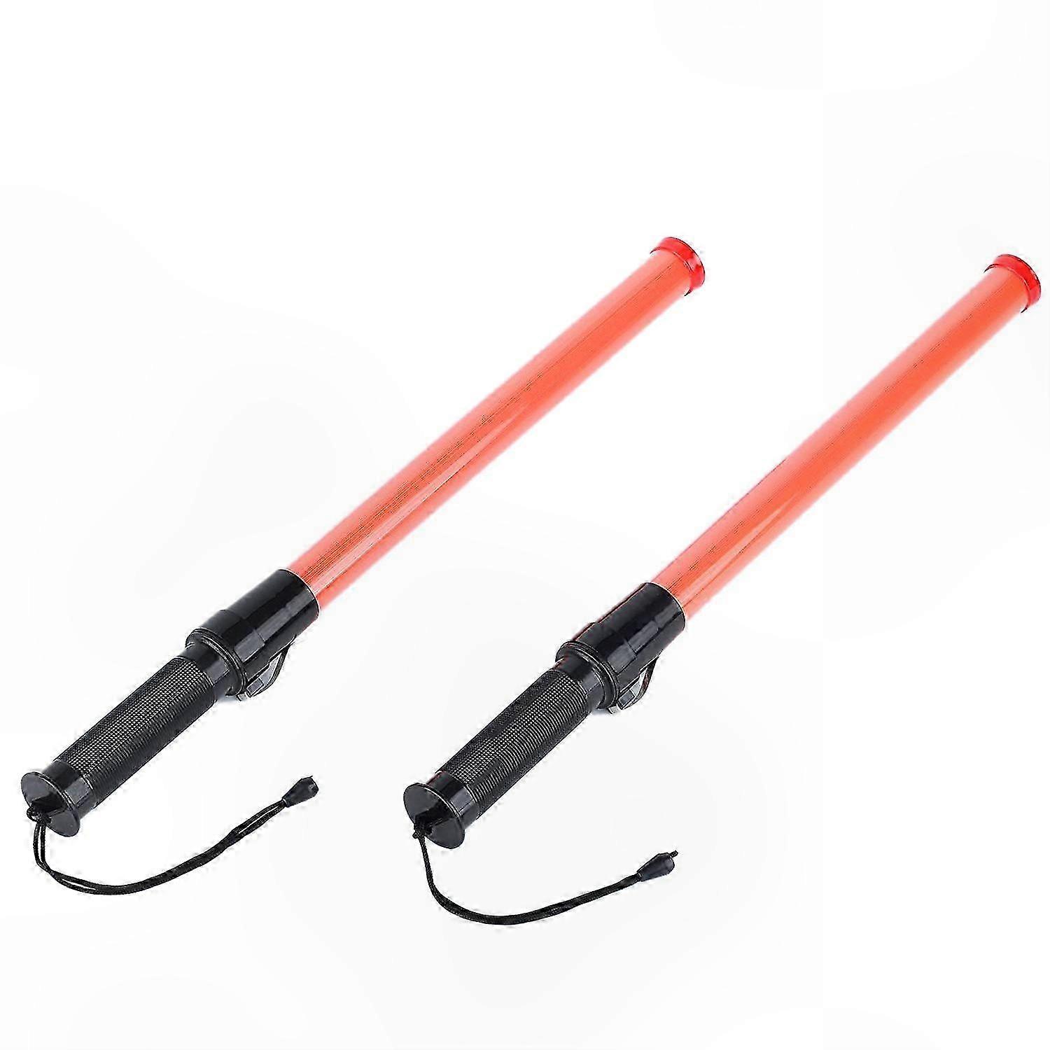 2-Pack 21" LED Traffic Wands for Signal Safety and Parking Guidance