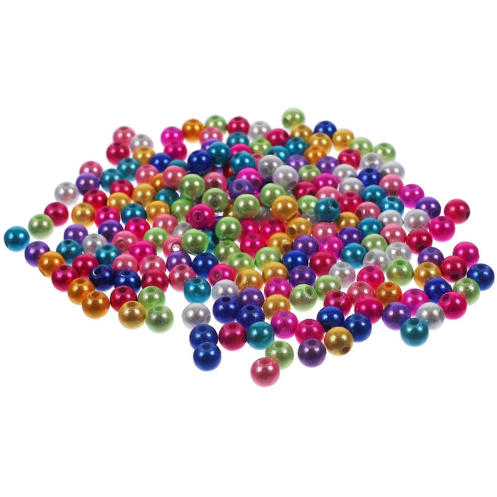 Multi Color Acrylic Round Beads for Jewelry Making with 800Pcs DIY