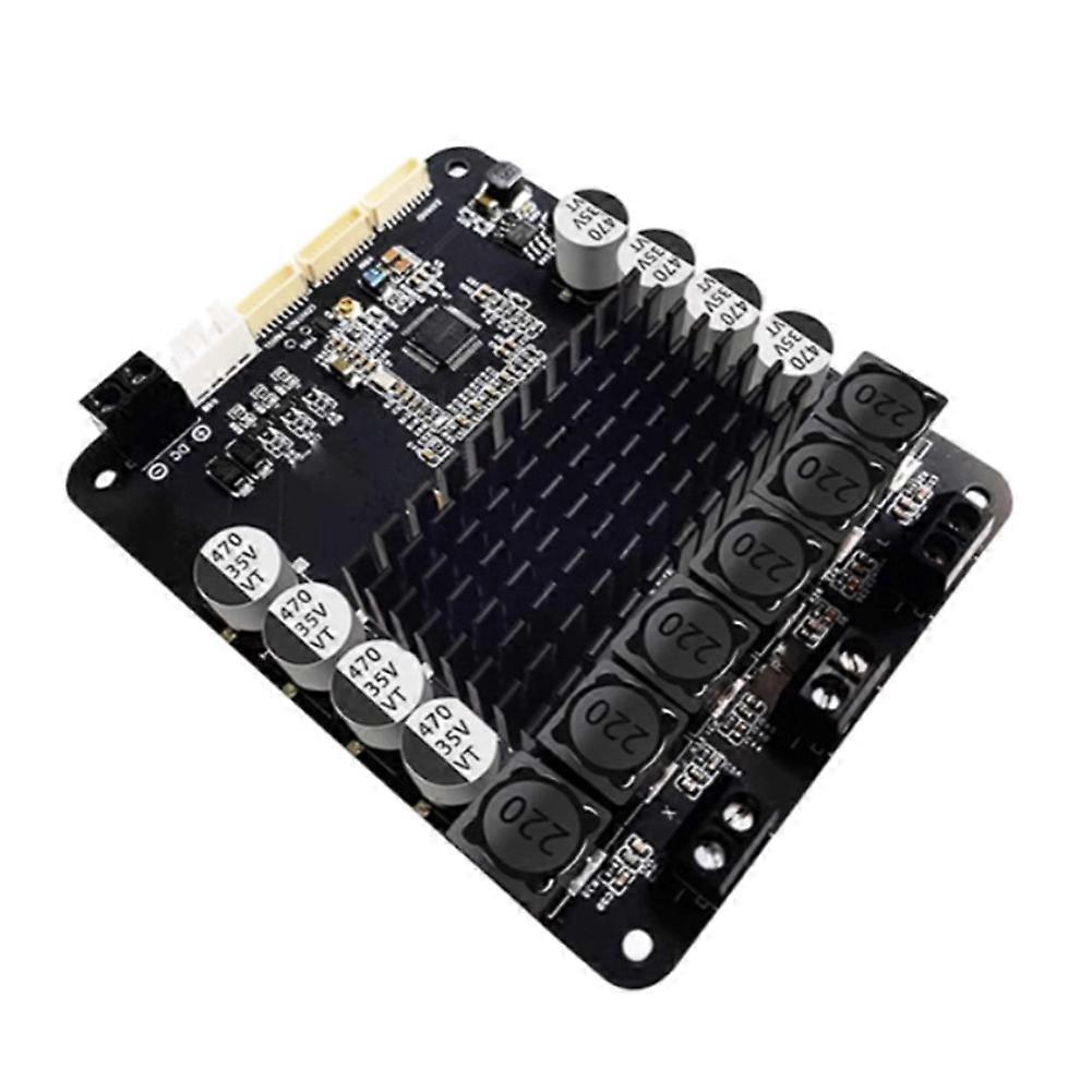 Dsp2.1 Bluetooth 5.0 Stereo Power Amplifier Module 50Wx2+100W Subwoofer Audio Board with Heavy Bass Five Knobs