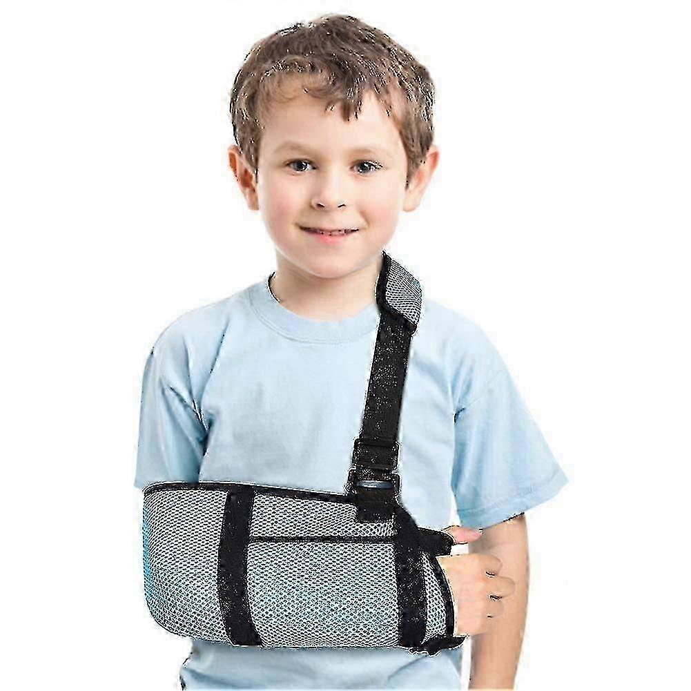 קלע זרוע, מנשא זרוע ילד רפואי עם רצועת מותניים, מרופדת לילדים קלע תמיכה בכתף אימובילייזר למרפק שבור, פרק כף היד, זרוע, Shou