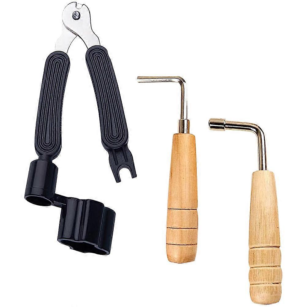 Ergonomic Guitar Repair Tool Set 3 Sets for Music Enthusiasts 4.7×2.2×3in Durable and Efficient