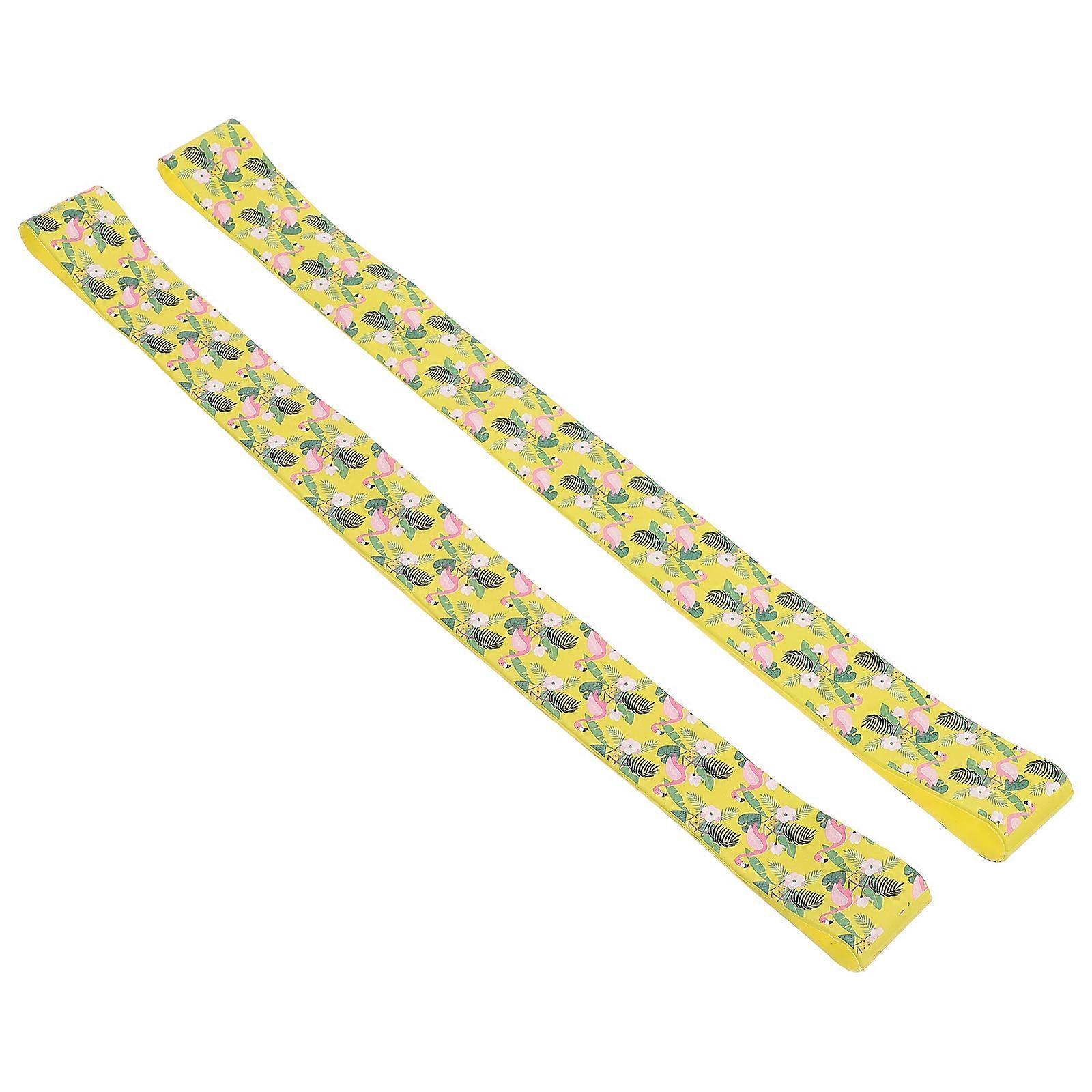 Beach Towel Bands Silicone Straps for Chair Fixing 10Pcs Khaki