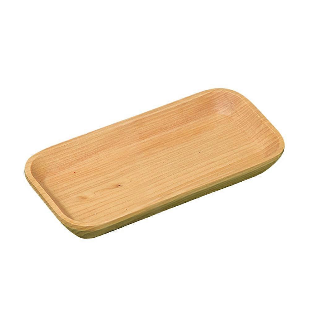 Small Serving Tray Dessert Small Tray Khaki Color 19.60X9.60X1.30CM Holding Sauce For Hotel Use 1Set