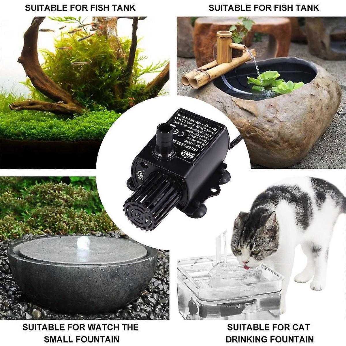 Fish Tank Water Pump 1Pack Cold Water Circulation USB Mini DC Brushless Water Pump Suitable For Aquariums Ensuring A And Compact Solution