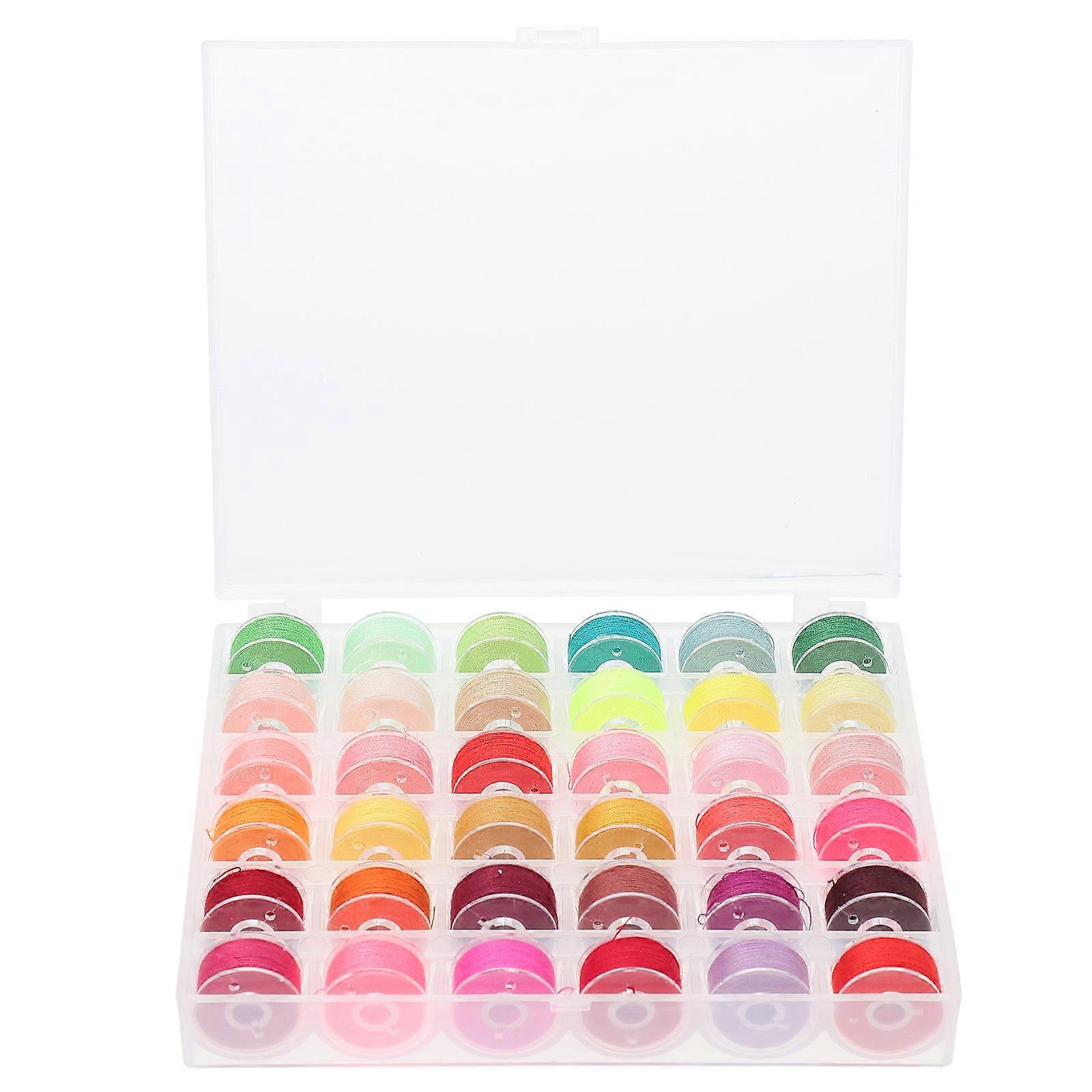 Colorful Bobbin Thread with Case for Sewing Use Sewing Supplies 2Sets