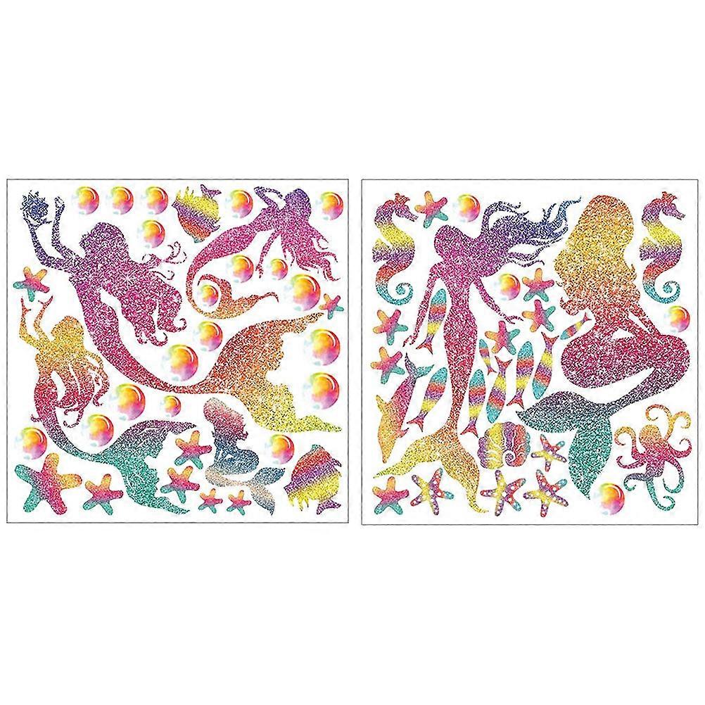 Wall Stickers Mermaid Theme for Decoration 6Pcs Collection