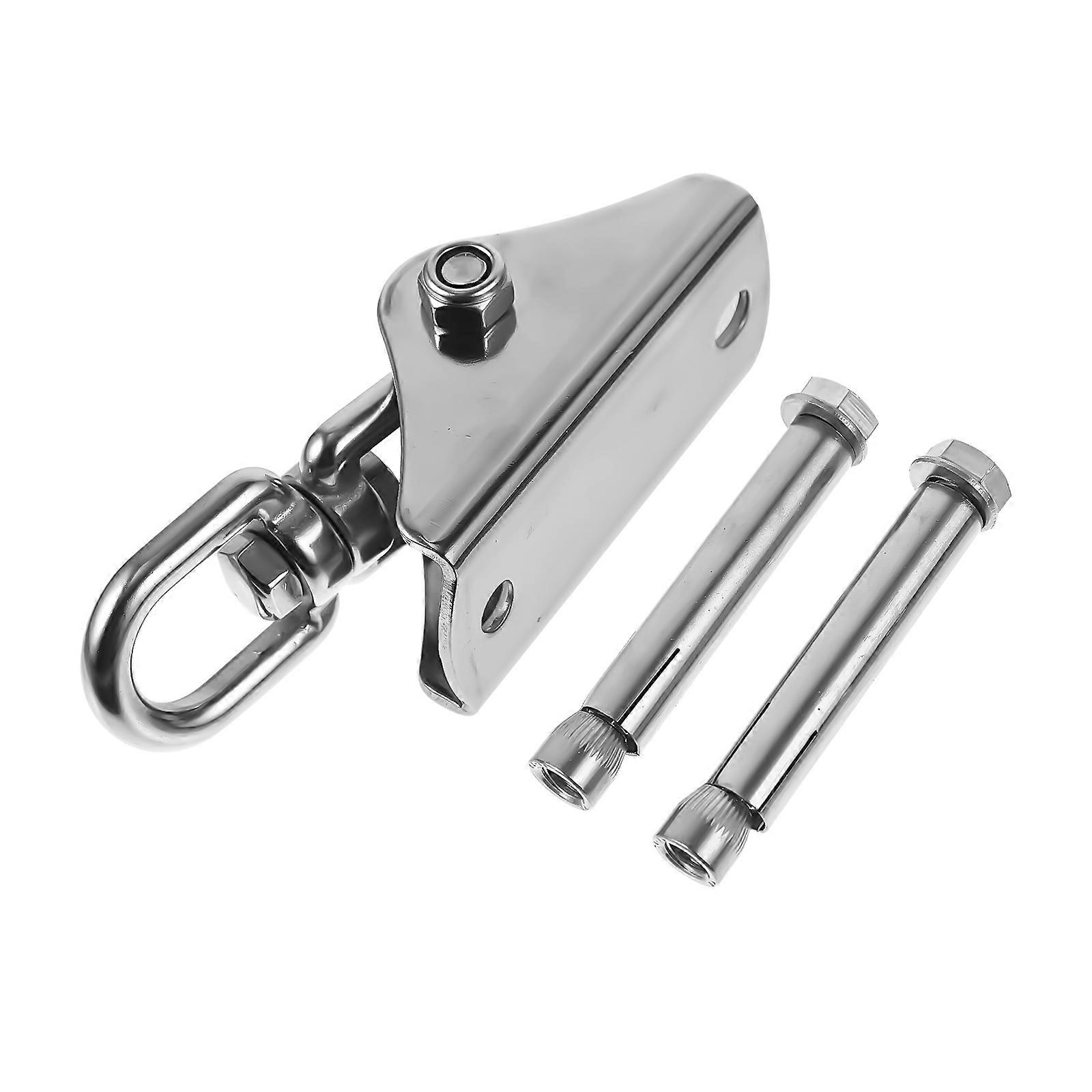 Sturdy Swing Hanger Hammock Hook Stainless Steel Ceiling Installations For Various Occasions 10.5x8.9x5.5 CM Hanging 2Pcs