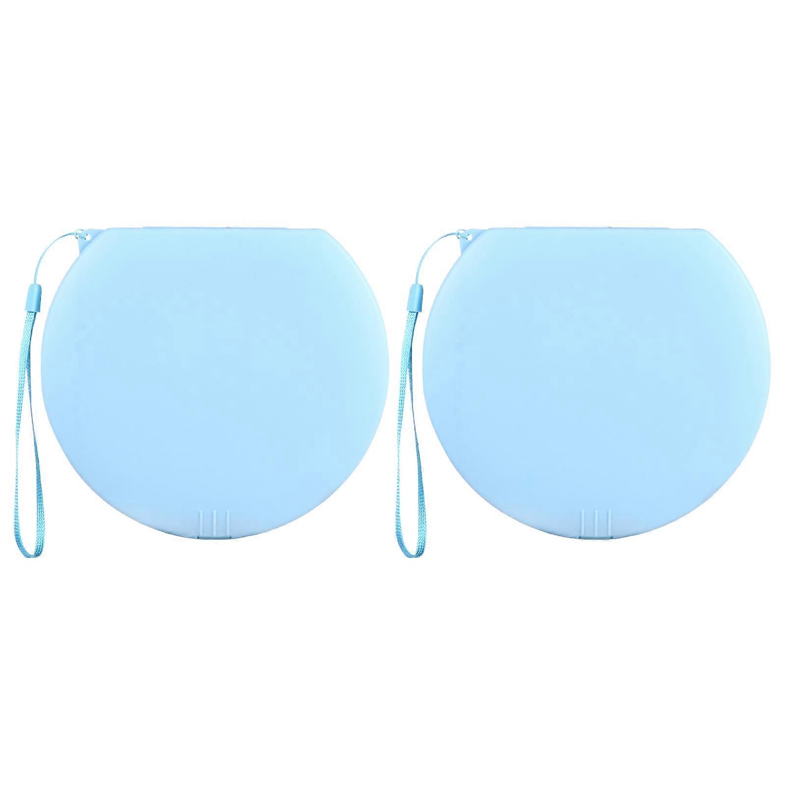 Mask Storage Case Round Portable Mask Holder for Storage 6Pcs