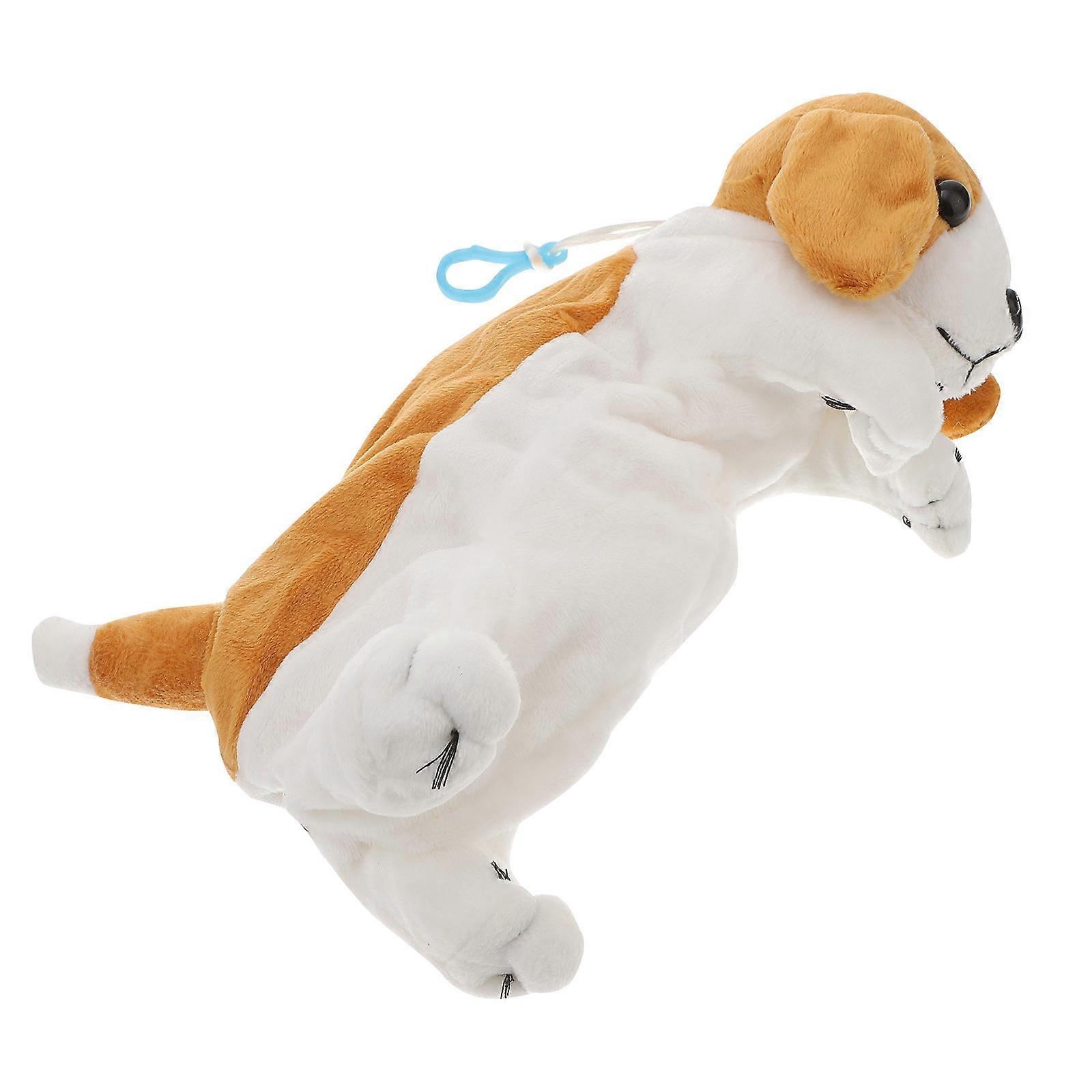 Dog Pencil Case 3Pcs Plush for Creative Stationery Storage Use