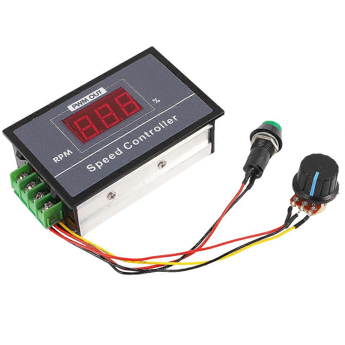 Dc Motor Controller with Adjustable Governor for 2Pcs Motor Control