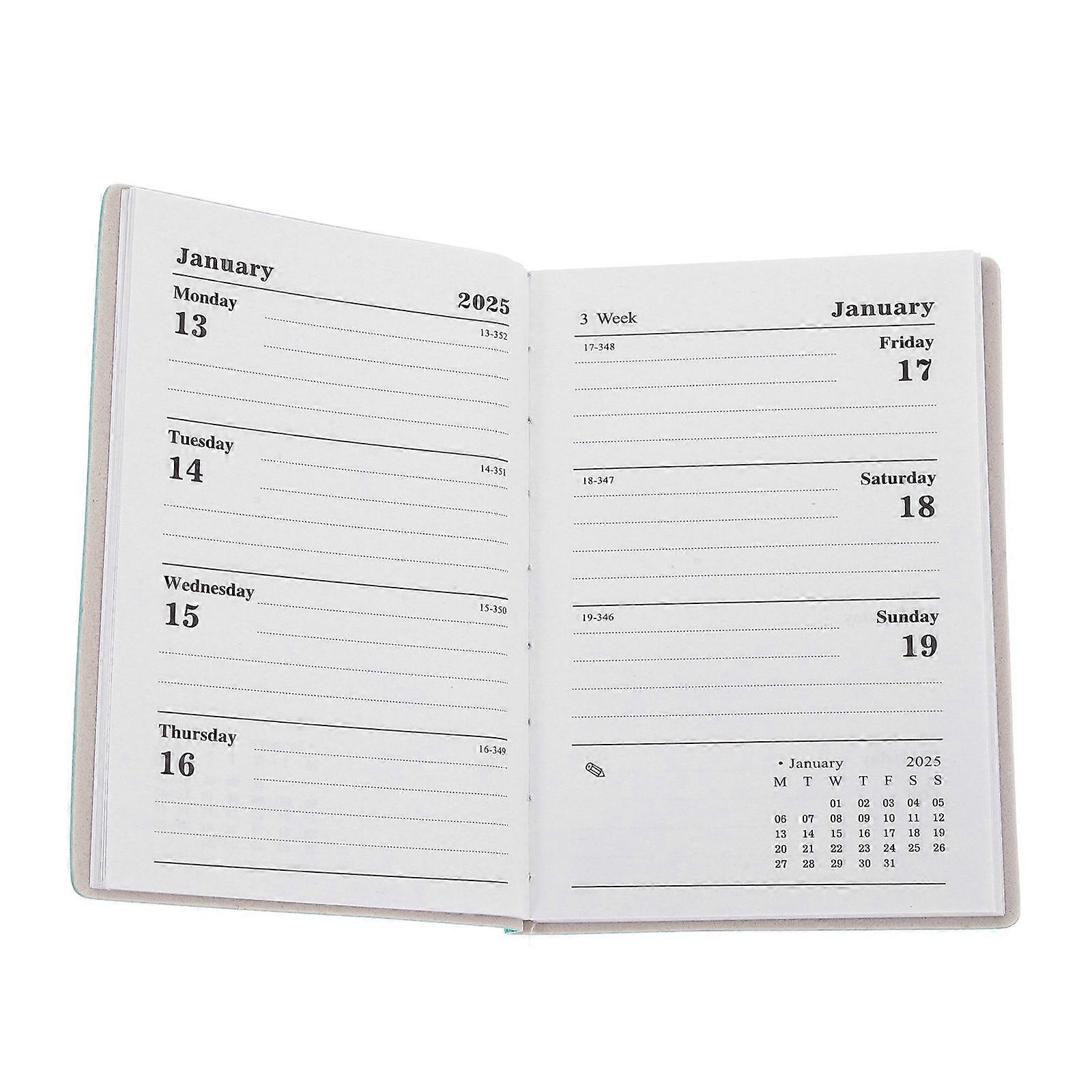 Portable Notebook Notepad for Writing 5Pcs Creative Daily Planner Organizer