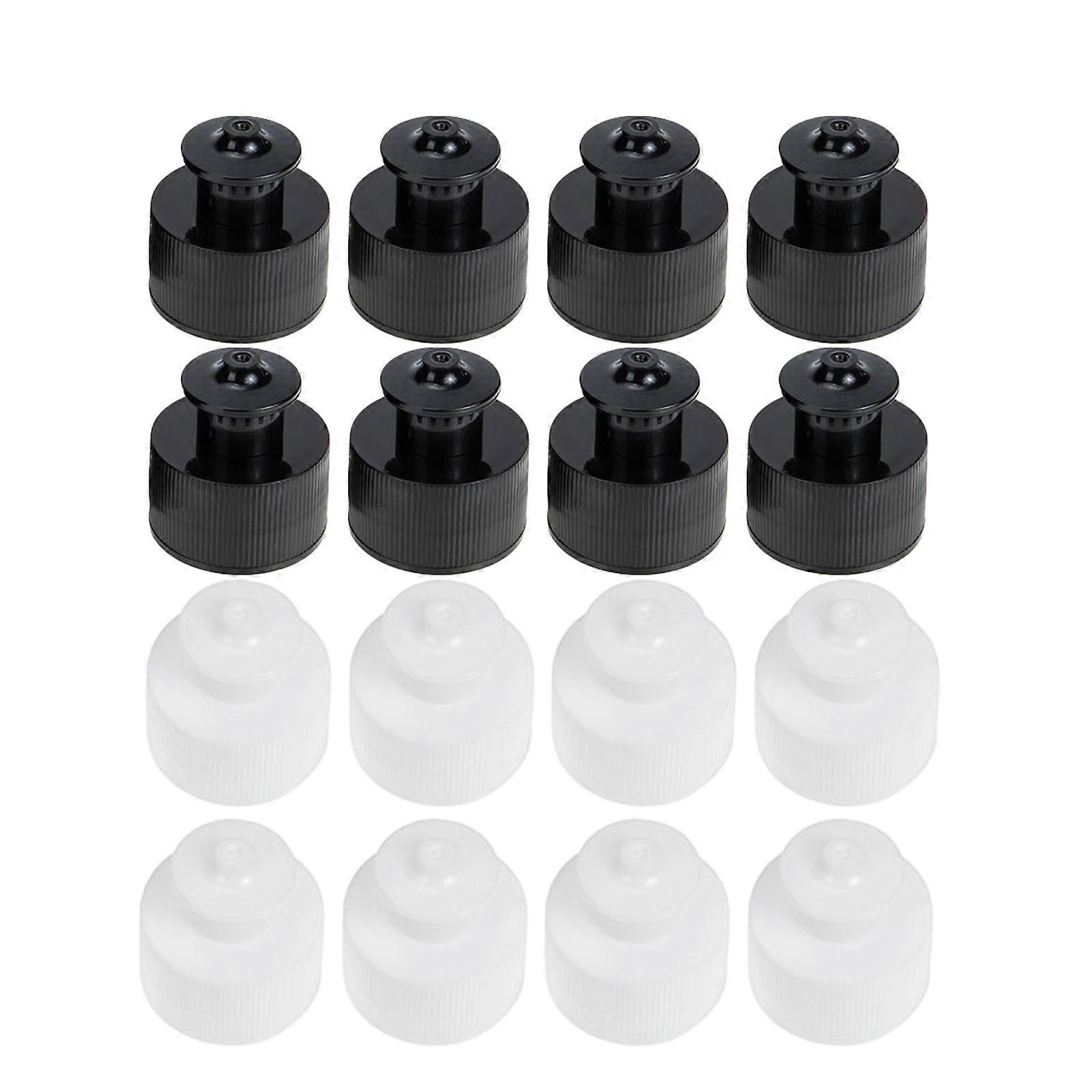 Plastic Push Pull Bottle Caps Replacement Reusable Bottle Caps 100Pcs Secure