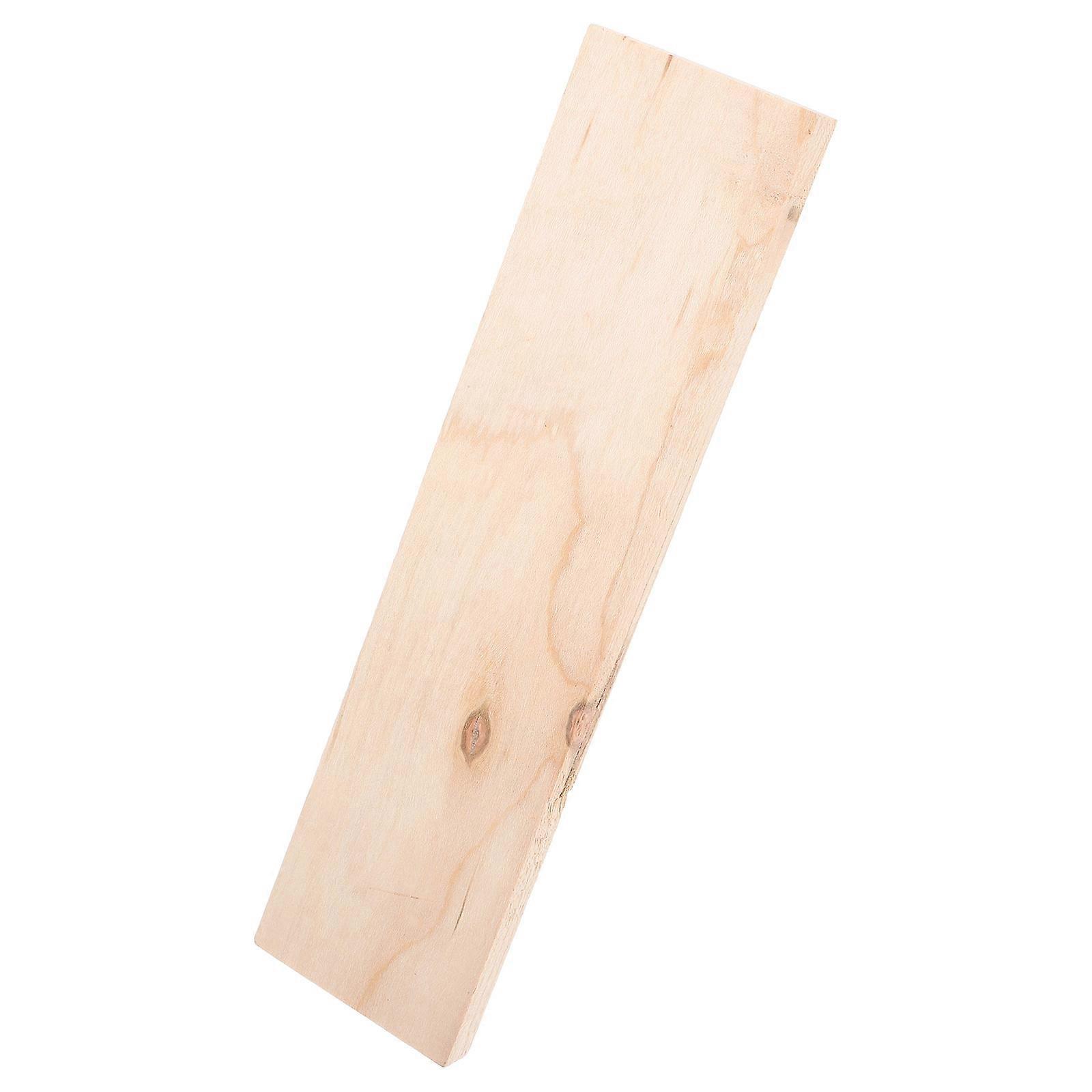 Wood Sheet Blank Board For DIY Enthusiasts Rectangle Unfinished Wood For Home Decoration 1Pack