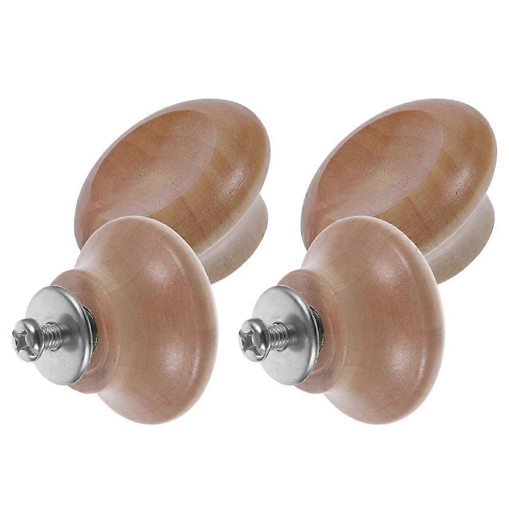 Wood Pan Lid Knobs Pot Lid Handles for Kitchen Use 20Pcs Set