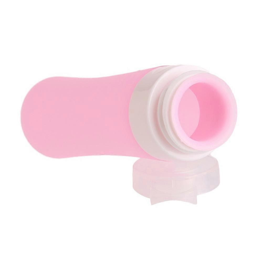 Contenedores para artículos de tocador, botella de viaje portátil para almacenar líquidos, 60 ml, color rosa